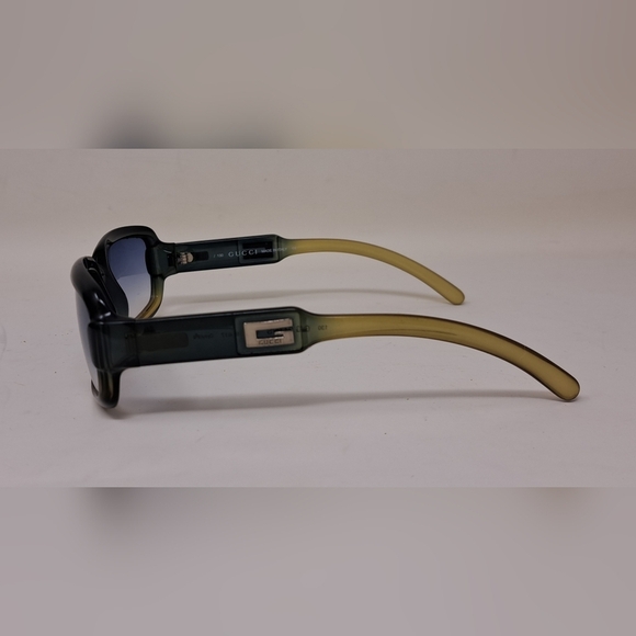 Gucci Vintage Y2K 90s Tom Ford Era Sunglasses Green Blue GG2475/S G9H 56-17-130 - Picture 5 of 13